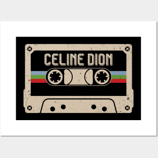 Celine Dion Vintage Cassette Tape Posters and Art